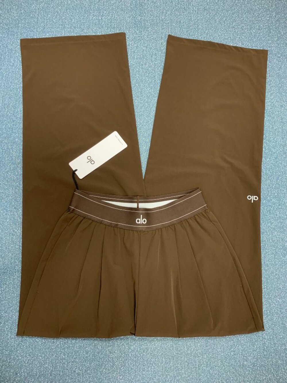New ALO Yoga Espresso Suit Up Trouser XS M L 30" Inseam☕🏙️ - Picture 3 of 10